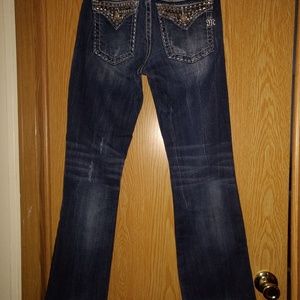 Miss Me women's size 30 studded vintage wash jeans
